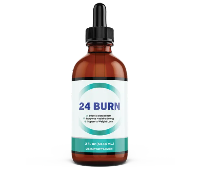 24Burn liquid supplement bottle