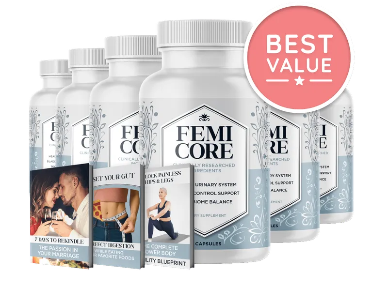 FemiCore 6 bottles package