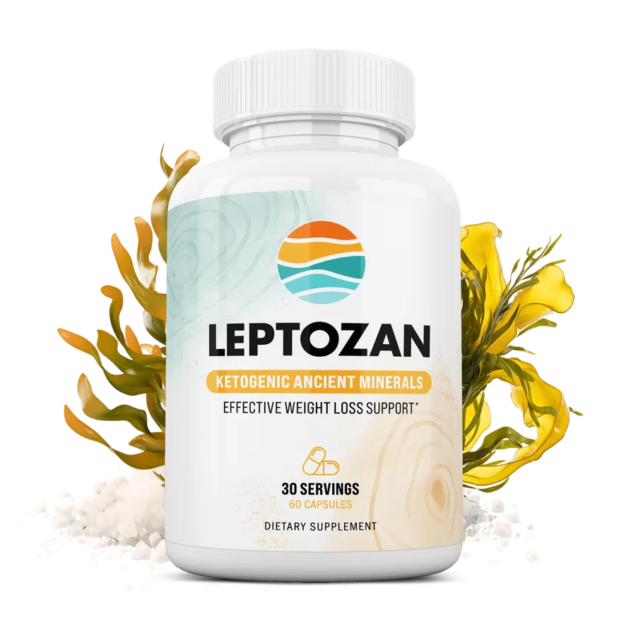 Leptozan BHB mineral supplement bottle