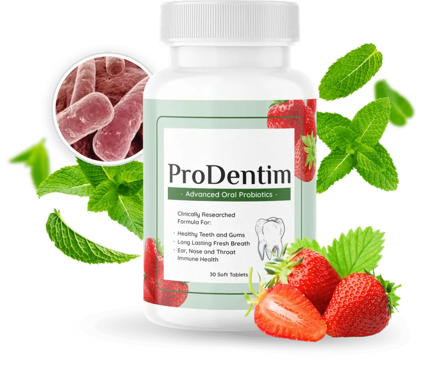 ProDentim oral probiotic supplement bottle