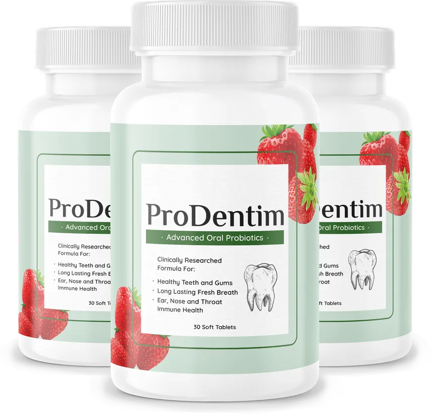 ProDentim 3 bottles package