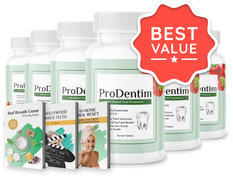 ProDentim 6 bottles package